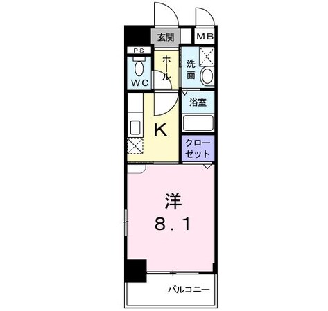 フリーデ　Ｋ．Ｉ・１の物件間取画像